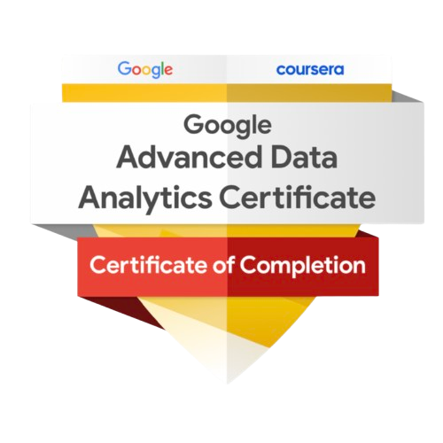Google Advanced Data Analytics Professional Certificate Badge